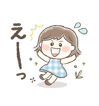 かわいい敬語❤️ぱっつんボブの女の子（個別スタンプ：28）