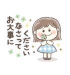 かわいい敬語❤️ぱっつんボブの女の子（個別スタンプ：35）