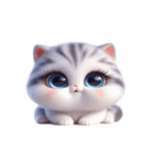 ペルシャ猫 無実の顔（個別スタンプ：1）