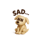 うるさくて、愛しい。犬のノイズのスタンプ（個別スタンプ：5）