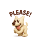 うるさくて、愛しい。犬のノイズのスタンプ（個別スタンプ：9）