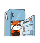 レッサーパンダの甘いおやつ（個別スタンプ：15）