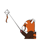 レッサーパンダの甘いおやつ（個別スタンプ：32）