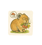 ナキウサギちゃん1（北海道 高山植物編)（個別スタンプ：13）