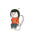 ふうかちゃんうんこでない（個別スタンプ：7）
