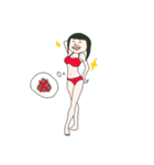 ふうかちゃんうんこでない（個別スタンプ：8）