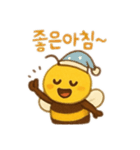 蜂韓国語バージョン（個別スタンプ：1）