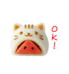 フルーツ大福の猫、ぷにっと一言（個別スタンプ：10）