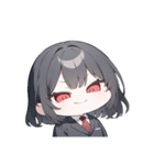 感情迷子のOLちゃん(SDキャラ)（個別スタンプ：2）