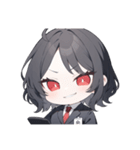 感情迷子のOLちゃん(SDキャラ)（個別スタンプ：6）