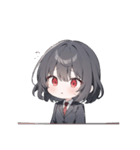 感情迷子のOLちゃん(SDキャラ)（個別スタンプ：7）