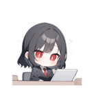 感情迷子のOLちゃん(SDキャラ)（個別スタンプ：11）