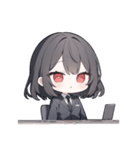 感情迷子のOLちゃん(SDキャラ)（個別スタンプ：13）