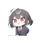 感情迷子のOLちゃん(SDキャラ)（個別スタンプ：16）