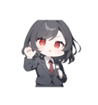 感情迷子のOLちゃん(SDキャラ)（個別スタンプ：17）