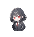 感情迷子のOLちゃん(SDキャラ)（個別スタンプ：22）