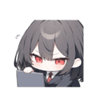 感情迷子のOLちゃん(SDキャラ)（個別スタンプ：27）