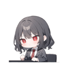感情迷子のOLちゃん(SDキャラ)（個別スタンプ：33）