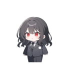 感情迷子のOLちゃん(SDキャラ)（個別スタンプ：35）