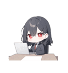 感情迷子のOLちゃん(SDキャラ)（個別スタンプ：38）