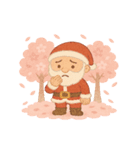 サンタクロースと桜のスタンプ@SFW（個別スタンプ：2）