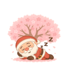 サンタクロースと桜のスタンプ@SFW（個別スタンプ：19）