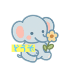 ゆるふわどうぶつのかわいい癒し系スタンプ（個別スタンプ：11）