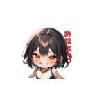 がんばれ！ちあちあガール（個別スタンプ：5）