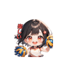 がんばれ！ちあちあガール（個別スタンプ：10）