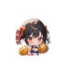 がんばれ！ちあちあガール（個別スタンプ：14）