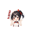 がんばれ！ちあちあガール（個別スタンプ：17）