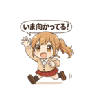 キュートでラブリーなおんなのこ（個別スタンプ：21）