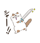 たたかうまろ（個別スタンプ：4）