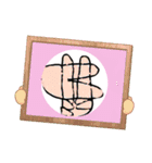 イラスト人のみよじ（1）（個別スタンプ：4）