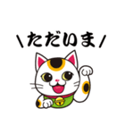開運まねきねこの日常で使えるスタンプ2（個別スタンプ：12）