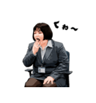 オフィスウーマン05 ボリュームver.（個別スタンプ：1）