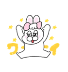 家族で使える！ぶりぶりうさぎ（個別スタンプ：35）