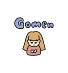 WakuWaku GIRL♡（個別スタンプ：3）