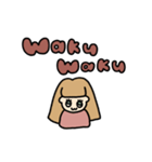 WakuWaku GIRL♡（個別スタンプ：7）