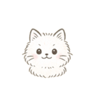 使いやすいもふもふした猫（個別スタンプ：21）