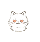 使いやすいもふもふした猫（個別スタンプ：22）