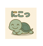 悲しむカメとごめんね（個別スタンプ：16）