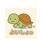 悲しむカメとごめんね（個別スタンプ：24）