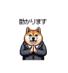 社畜太っちょ柴犬 厳しい社会の敬語多め（個別スタンプ：10）