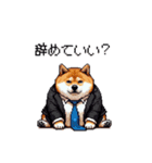 社畜太っちょ柴犬 厳しい社会の敬語多め（個別スタンプ：11）