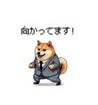 社畜太っちょ柴犬 厳しい社会の敬語多め（個別スタンプ：24）
