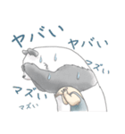 丁寧な♢パンダとコアリクイ（個別スタンプ：34）