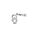 棒人間の女の子（個別スタンプ：1）