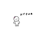 棒人間の女の子（個別スタンプ：2）