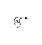 棒人間の女の子（個別スタンプ：6）